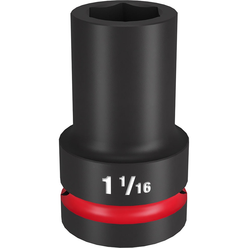 MILWAUKEE SHOCKWAVE Impact Duty 1" Drive 1-1/16" Standard 6 Point Socket