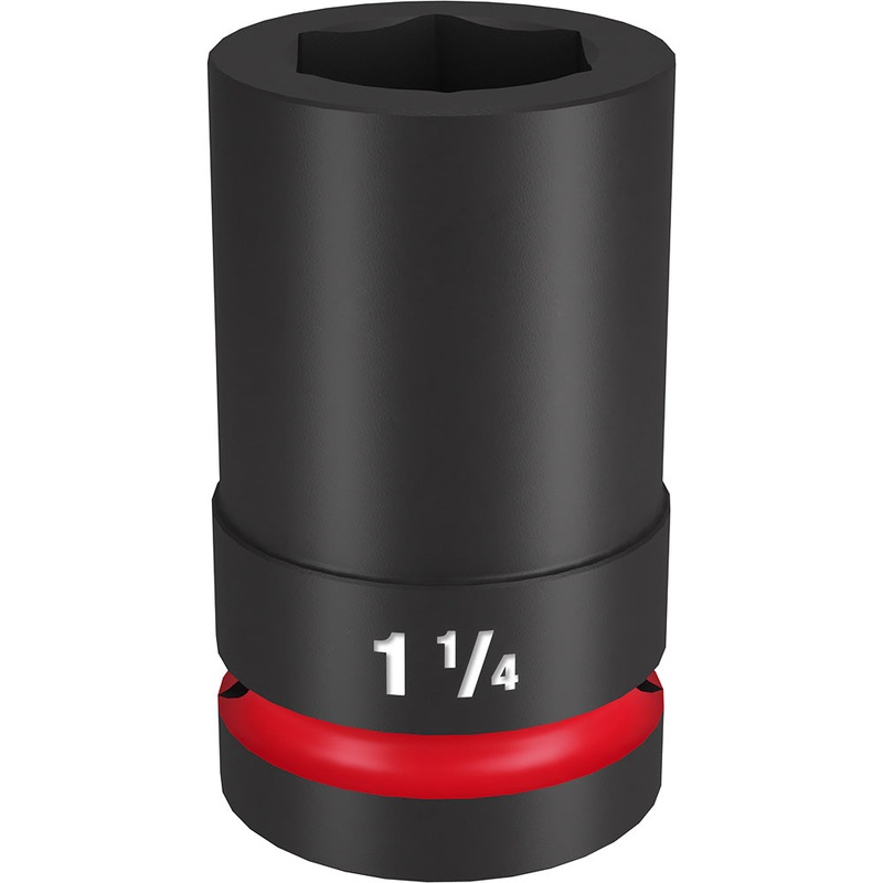 MILWAUKEE SHOCKWAVE Impact Duty 1" Drive 1-1/4" Standard 6 Point Socket