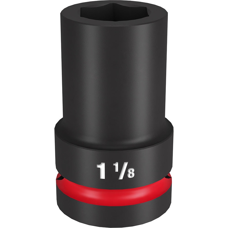 MILWAUKEE SHOCKWAVE Impact Duty 1" Drive 1-1/8" Standard 6 Point Socket