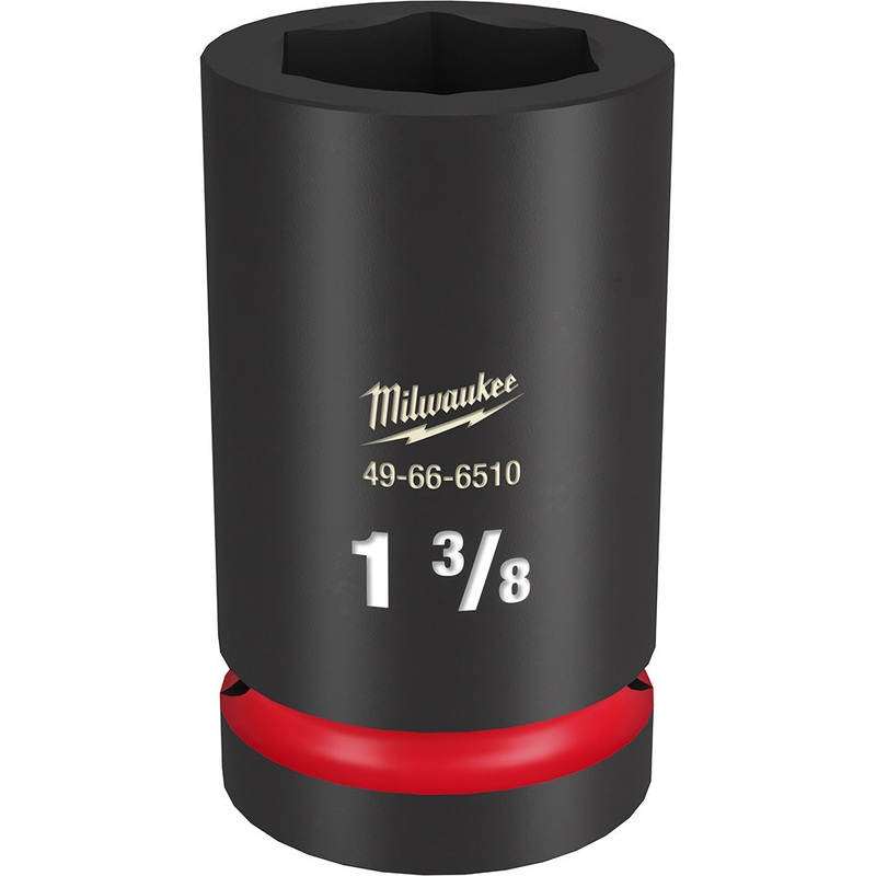 MILWAUKEE SHOCKWAVE Impact Duty 1" Drive 1-3/8" Standard 6 Point Socket