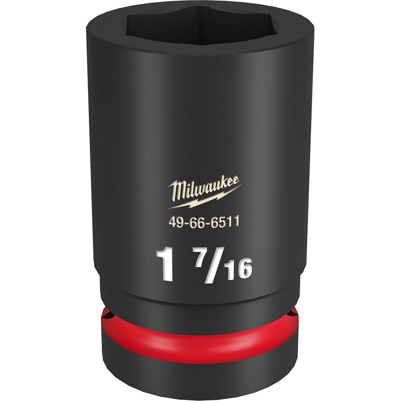 MILWAUKEE SHOCKWAVE Impact Duty 1" Drive 1-7/16" Standard 6 Point Socket