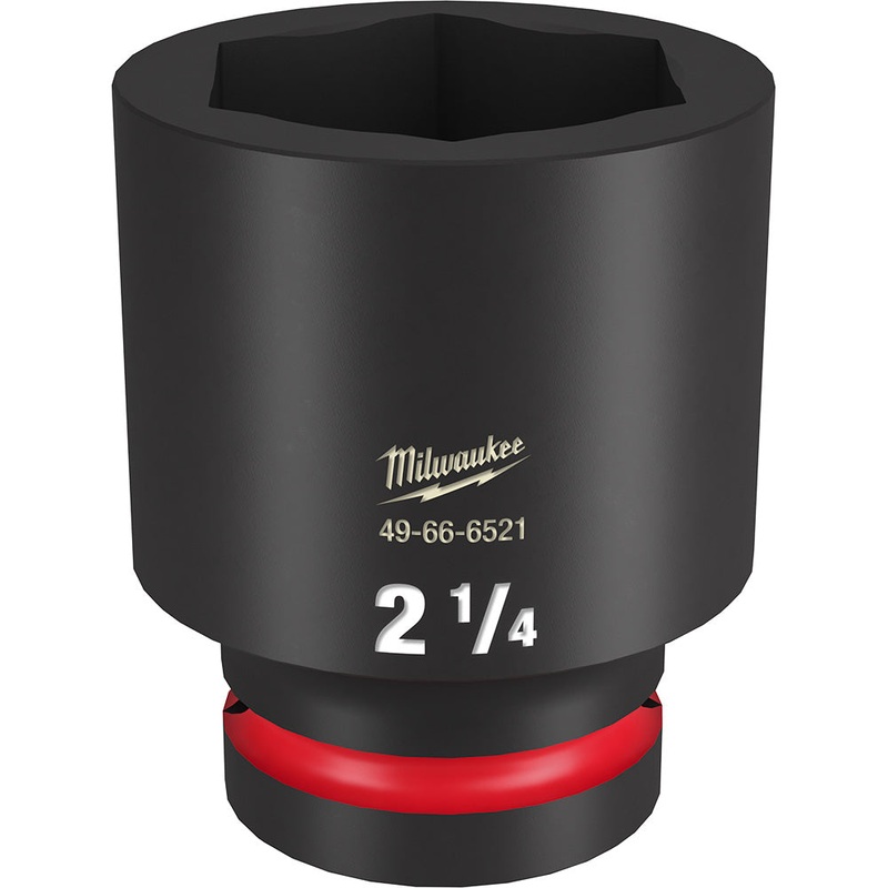 MILWAUKEE SHOCKWAVE Impact Duty 1" Drive 2-1/4" Standard 6 Point Socket