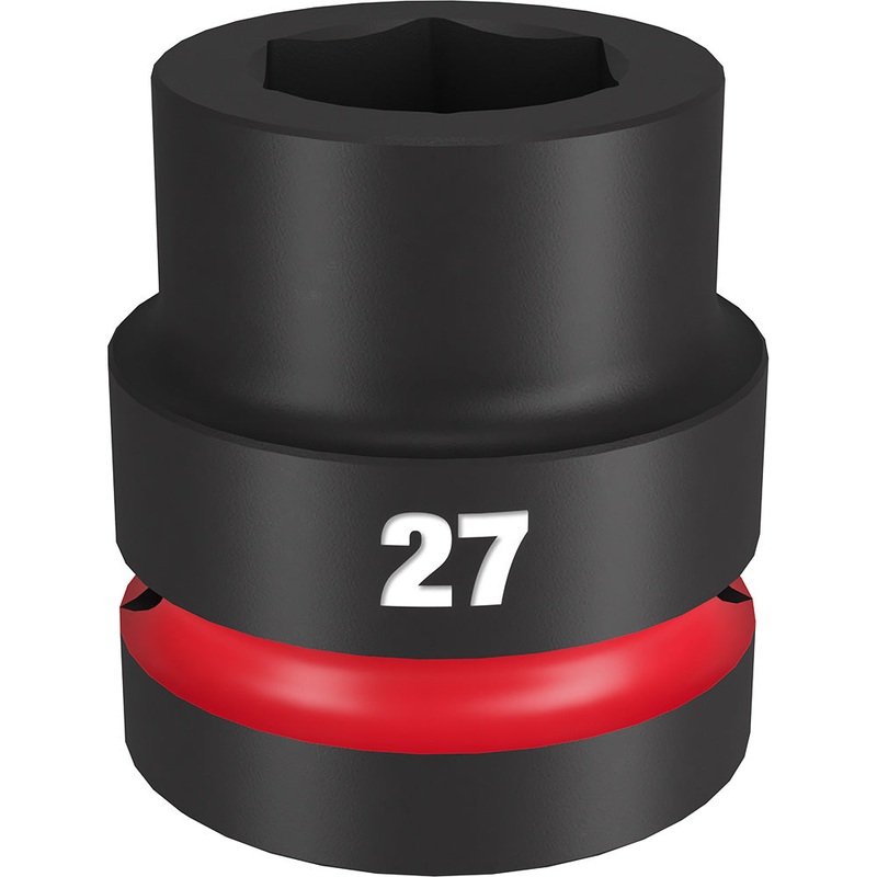 MILWAUKEE SHOCKWAVE Impact Duty 1" Drive 27MM Standard 6 Point Socket