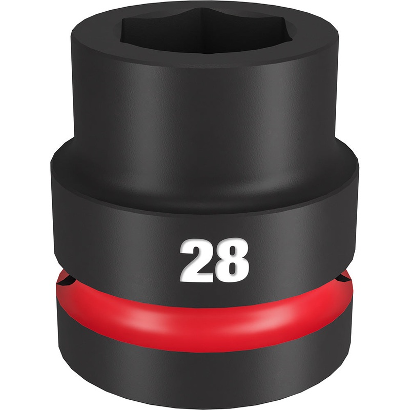 MILWAUKEE SHOCKWAVE Impact Duty 1" Drive 28MM Standard 6 Point Socket