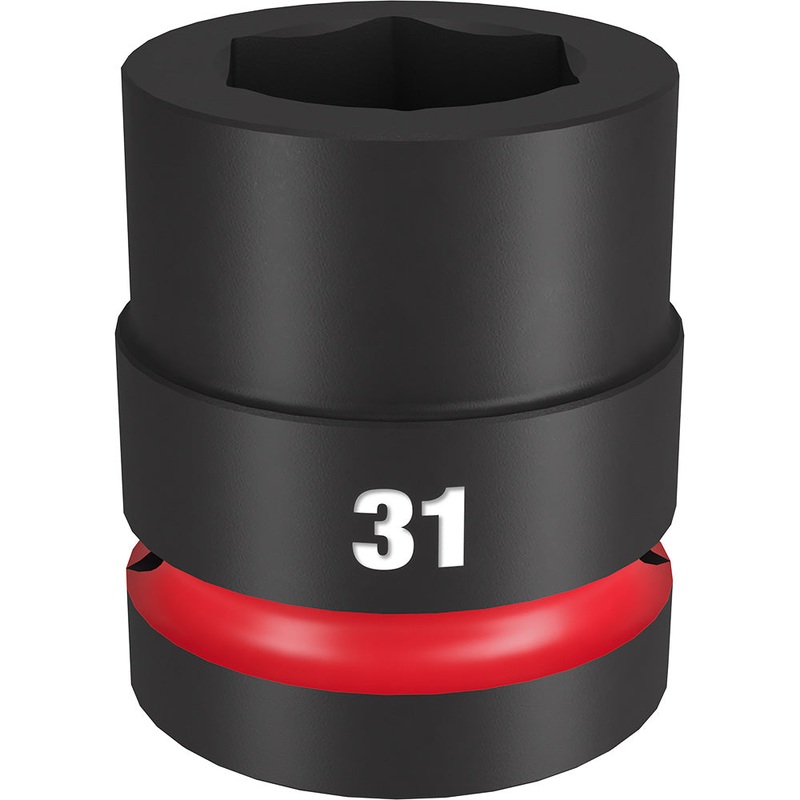 MILWAUKEE SHOCKWAVE Impact Duty 1" Drive 31MM Standard 6 Point Socket