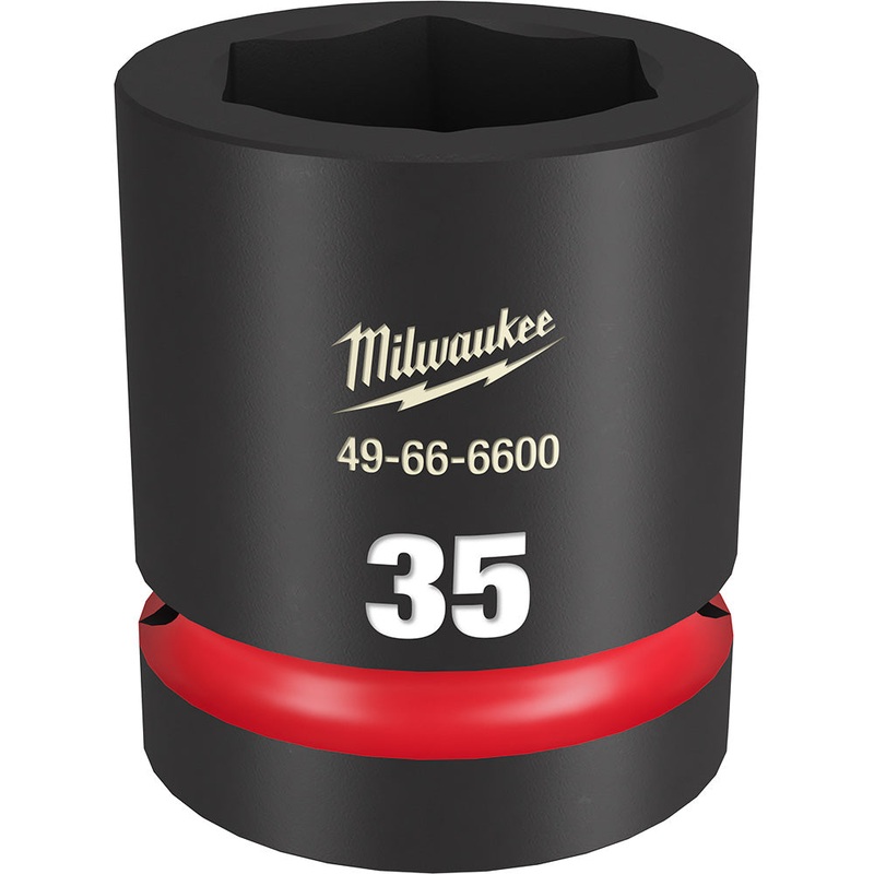 MILWAUKEE SHOCKWAVE Impact Duty 1" Drive 35MM Standard 6 Point Socket
