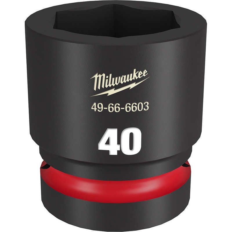 MILWAUKEE SHOCKWAVE Impact Duty 1" Drive 40MM Standard 6 Point Socket
