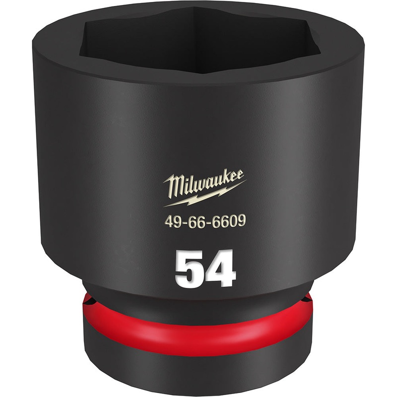 MILWAUKEE SHOCKWAVE Impact Duty 1" Drive 54MM Standard 6 Point Socket