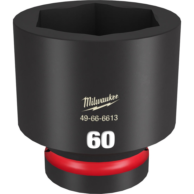 MILWAUKEE SHOCKWAVE Impact Duty 1" Drive 60MM Standard 6 Point Socket