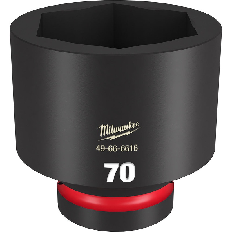 MILWAUKEE SHOCKWAVE Impact Duty 1" Drive 70MM Standard 6 Point Socket