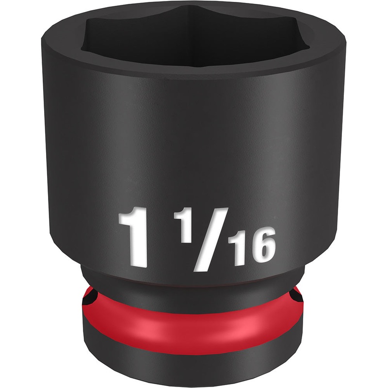 MILWAUKEE SHOCKWAVE Impact Duty 1/2" Drive 1-1/16" Standard 6 Point Socket
