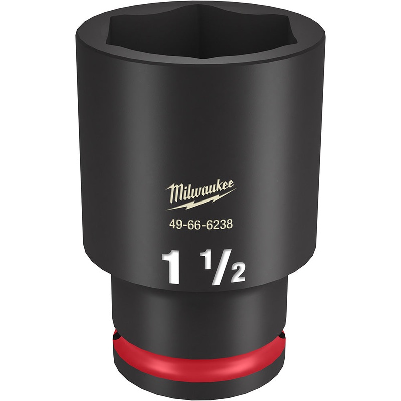 MILWAUKEE SHOCKWAVE Impact Duty 1/2" Drive 1-1/2" Deep 6 Point Socket