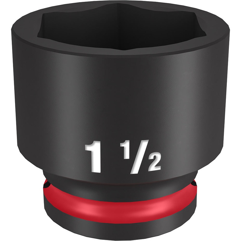 MILWAUKEE SHOCKWAVE Impact Duty 1/2" Drive 1-1/2" Standard 6 Point Socket