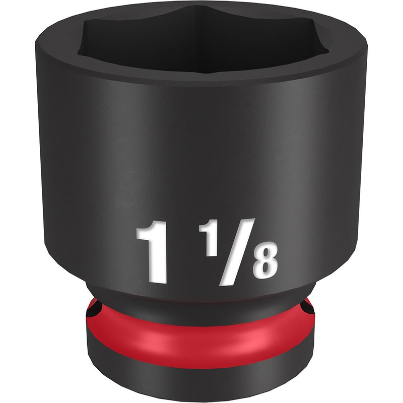 MILWAUKEE SHOCKWAVE Impact Duty 1/2" Drive 1-1/8" Standard 6 Point Socket
