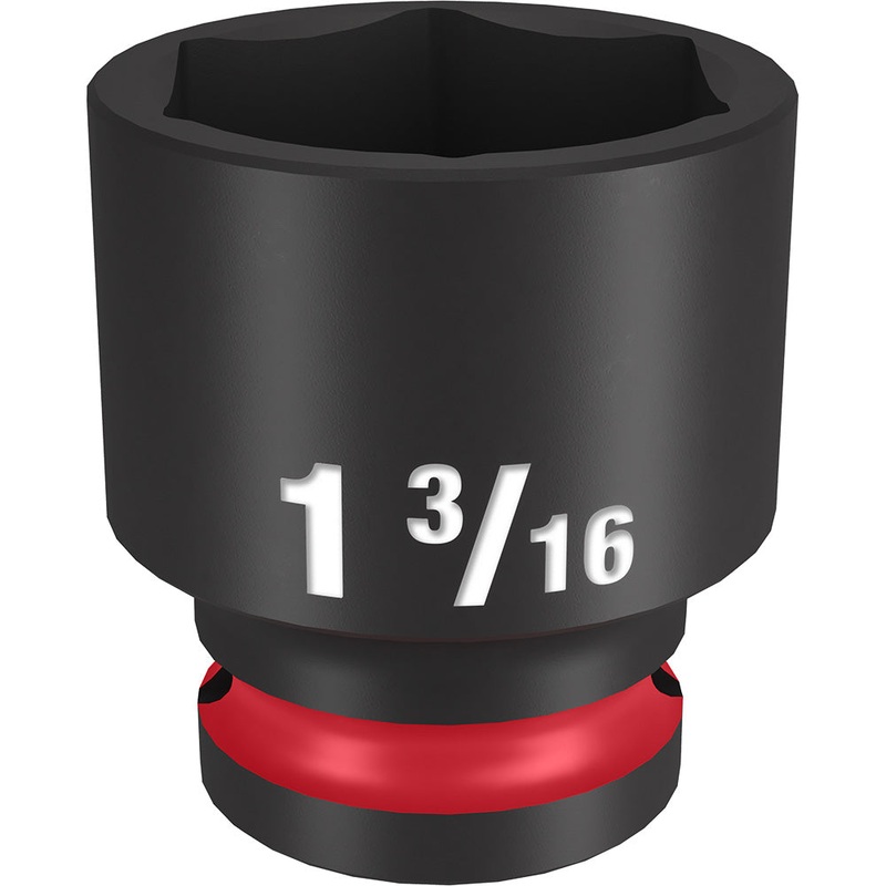 MILWAUKEE SHOCKWAVE Impact Duty 1/2" Drive 1-3/16" Standard 6 Point Socket
