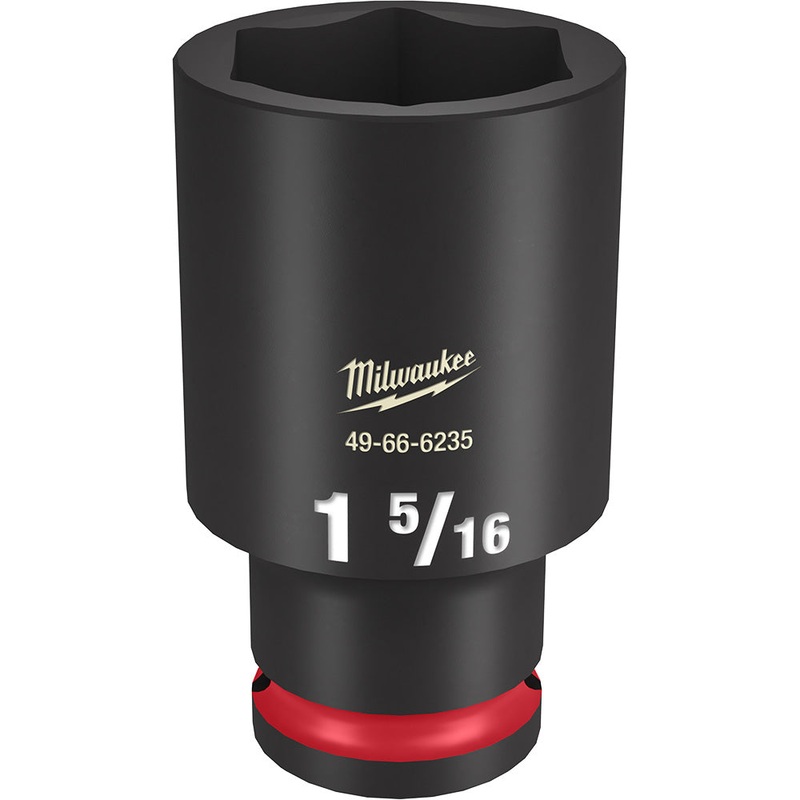 MILWAUKEE SHOCKWAVE Impact Duty 1/2" Drive 1-5/16" Deep 6 Point Socket