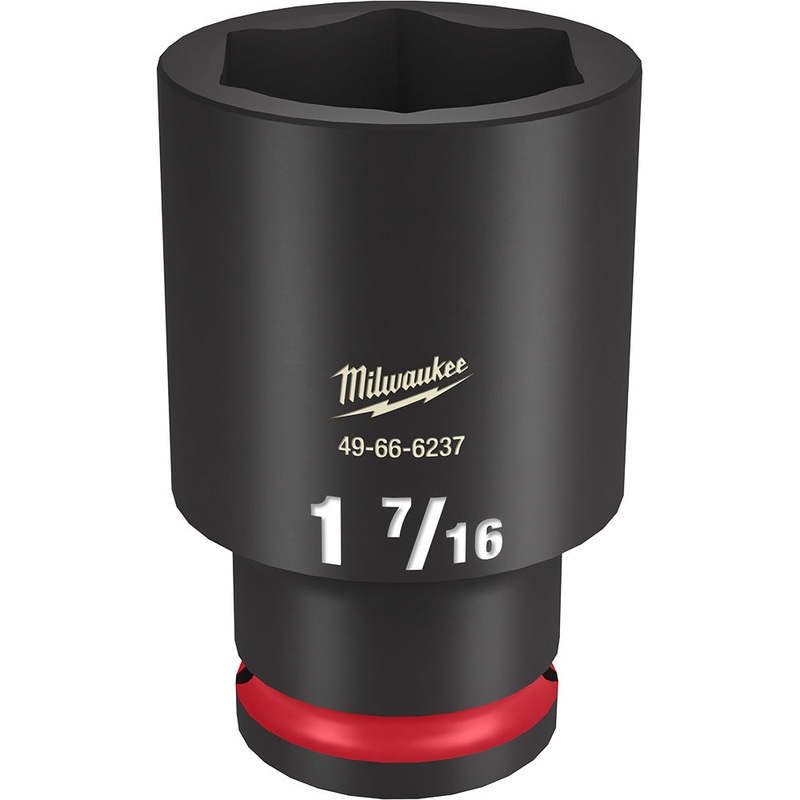 MILWAUKEE SHOCKWAVE Impact Duty 1/2" Drive 1-7/16" Deep 6 Point Socket