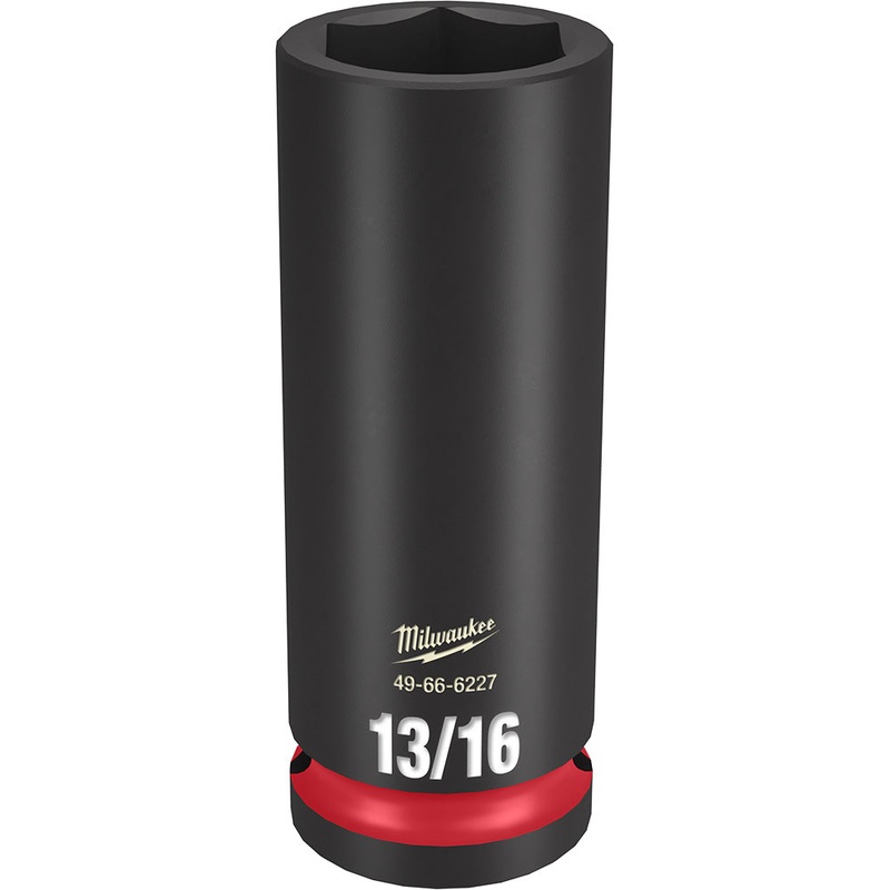 MILWAUKEE SHOCKWAVE Impact Duty 1/2" Drive 13/16" Deep 6 Point Socket