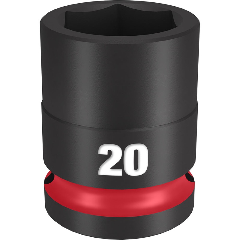 MILWAUKEE SHOCKWAVE Impact Duty 1/2" Drive 20MM Standard 6 Point Socket