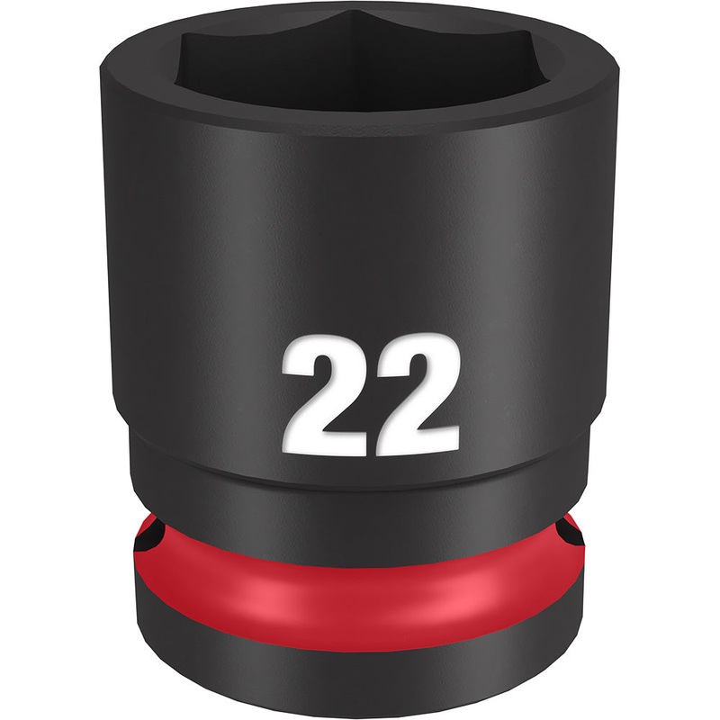 MILWAUKEE SHOCKWAVE Impact Duty 1/2" Drive 22MM Standard 6 Point Socket