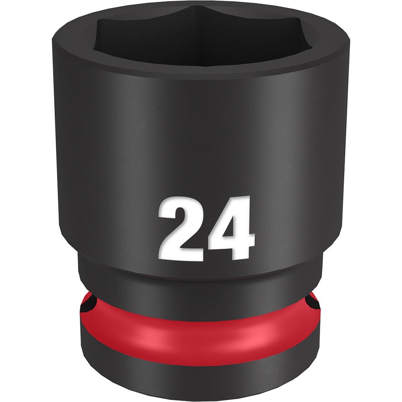 MILWAUKEE SHOCKWAVE Impact Duty 1/2" Drive 24MM Standard 6 Point Socket