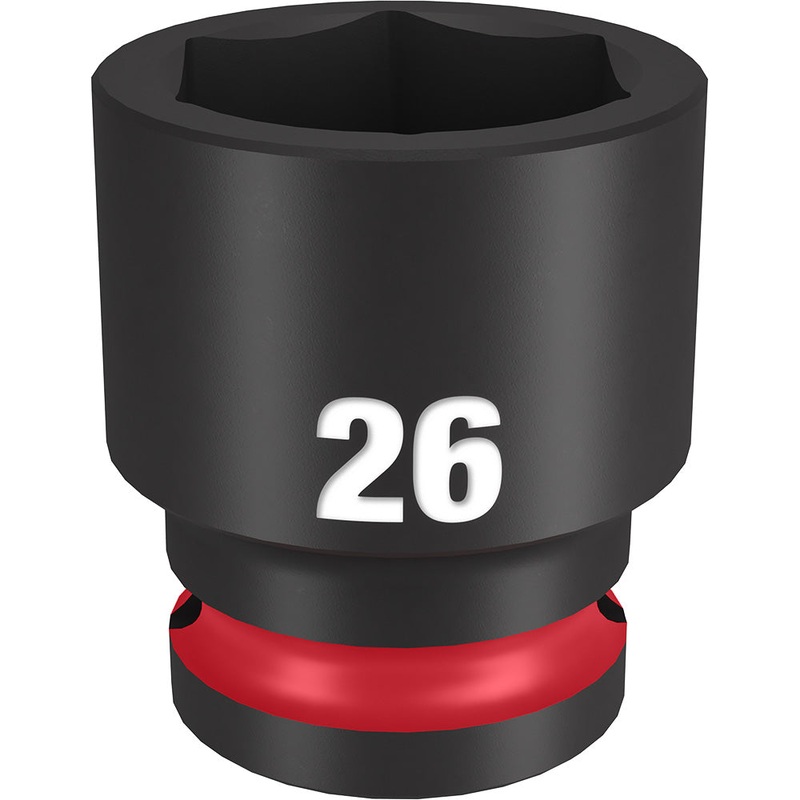 MILWAUKEE SHOCKWAVE Impact Duty 1/2" Drive 26MM Standard 6 Point Socket