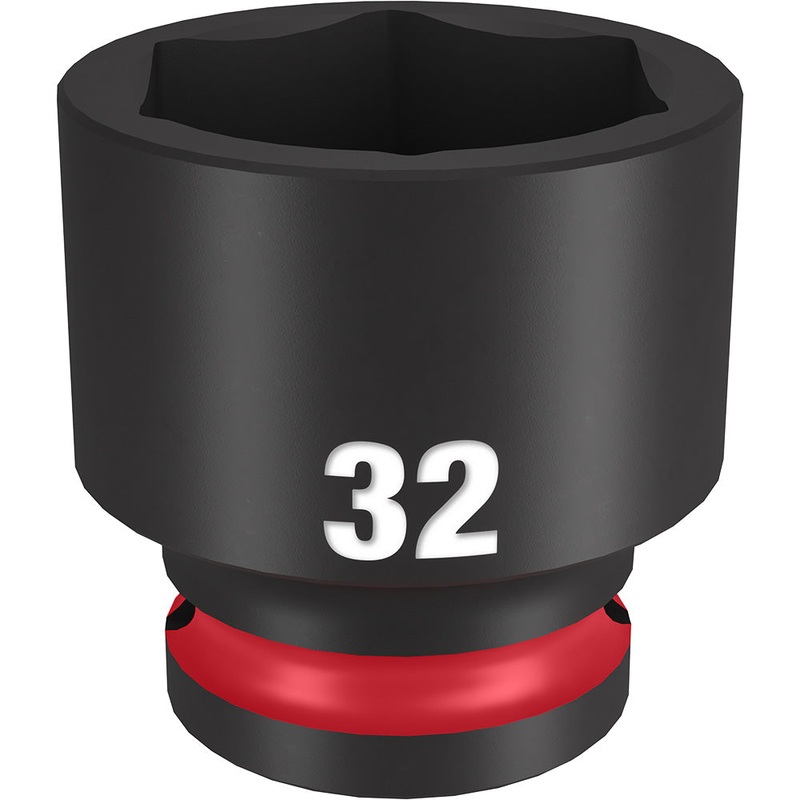MILWAUKEE SHOCKWAVE Impact Duty 1/2" Drive 32MM Standard 6 Point Socket