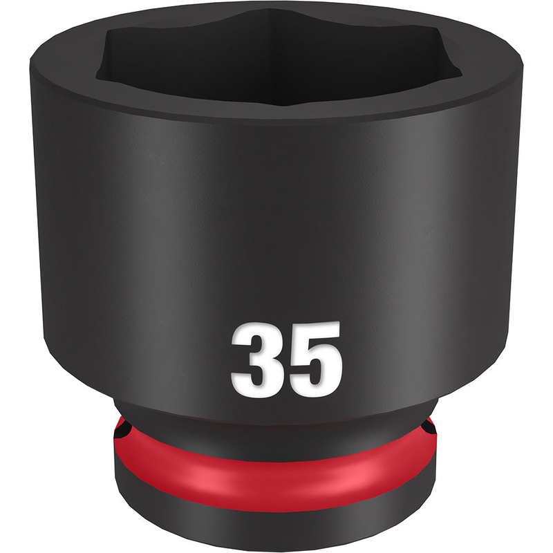MILWAUKEE SHOCKWAVE Impact Duty 1/2" Drive 35MM Standard 6 Point Socket