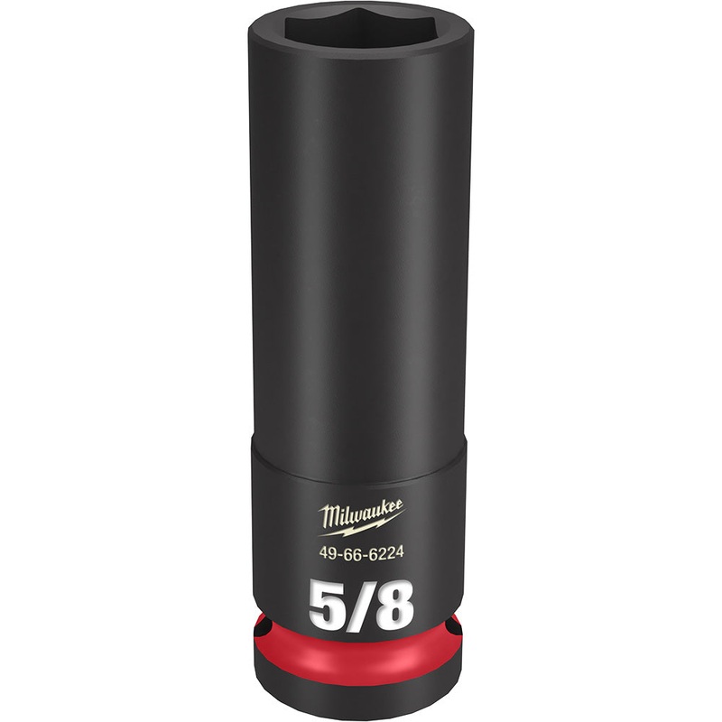MILWAUKEE SHOCKWAVE Impact Duty 1/2" Drive 5/8" Deep 6 Point Socket
