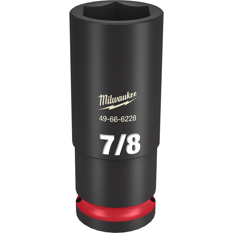 MILWAUKEE SHOCKWAVE Impact Duty 1/2" Drive 7/8" Deep 6 Point Socket