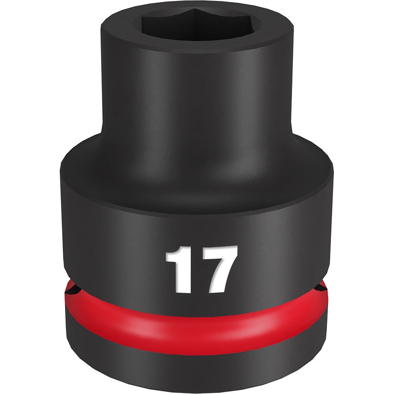 MILWAUKEE SHOCKWAVE Impact Duty 3/4" Drive 17MM Standard 6 Point Socket