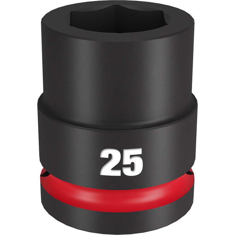 MILWAUKEE SHOCKWAVE Impact Duty 3/4" Drive 25MM Standard 6 Point Socket