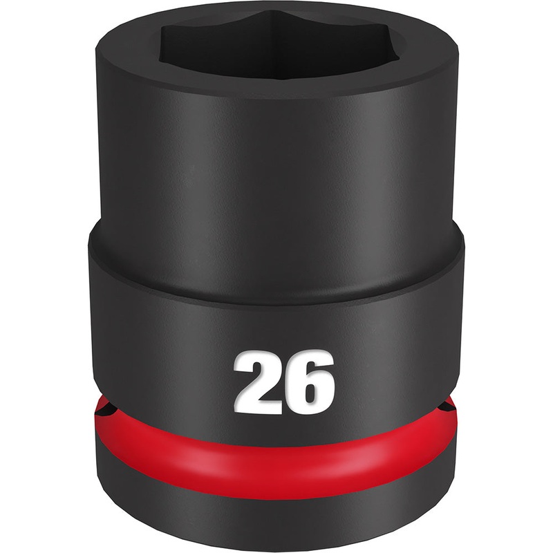 MILWAUKEE SHOCKWAVE Impact Duty 3/4" Drive 26MM Standard 6 Point Socket