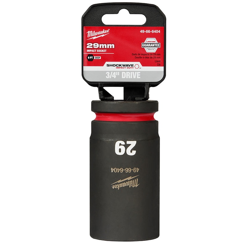 MILWAUKEE SHOCKWAVE Impact Duty 3/4" Drive 29MM Deep 6 Point Socket