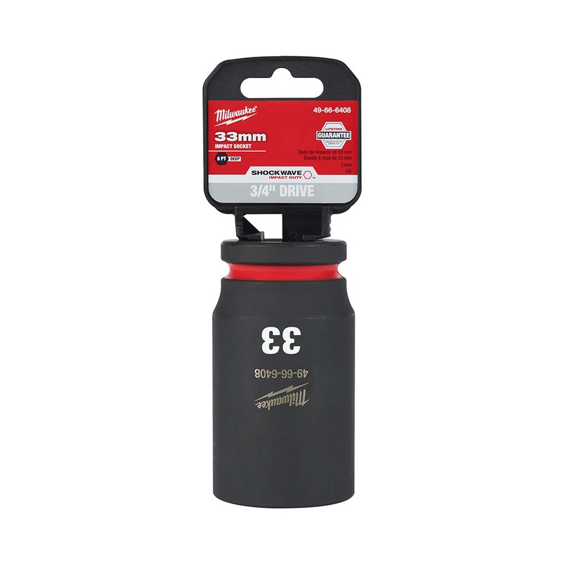 MILWAUKEE SHOCKWAVE Impact Duty 3/4" Drive 33MM Deep 6 Point Socket
