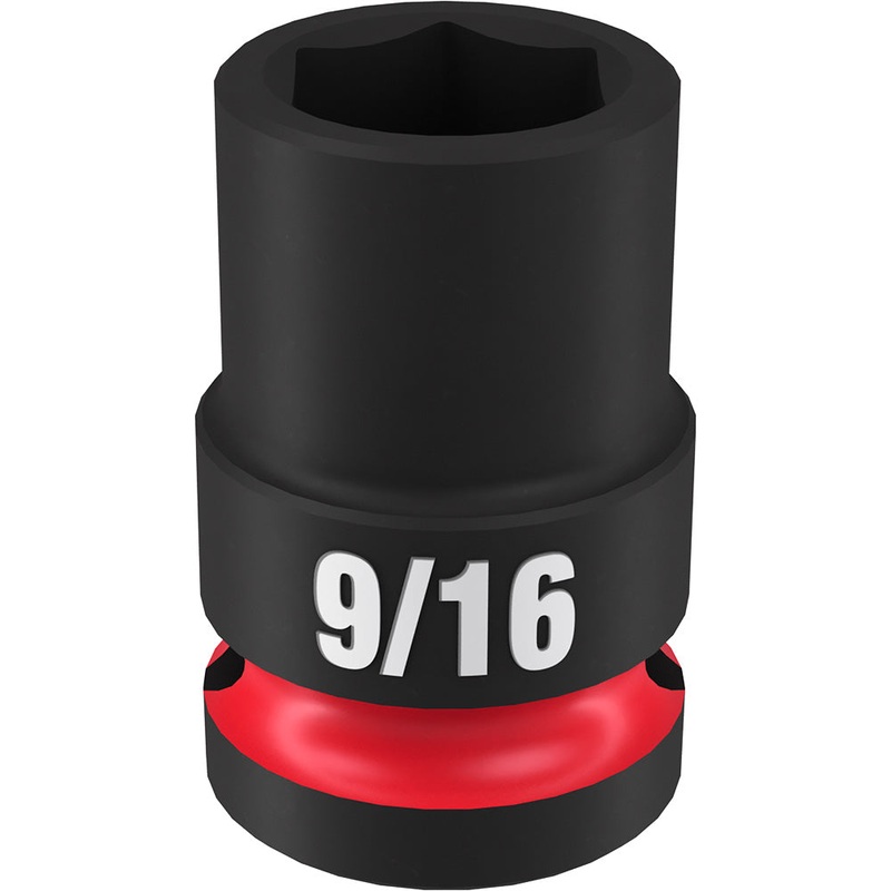 MILWAUKEE SHOCKWAVE Impact Duty 1/2" Drive 9/16" Standard 6 Point Socket