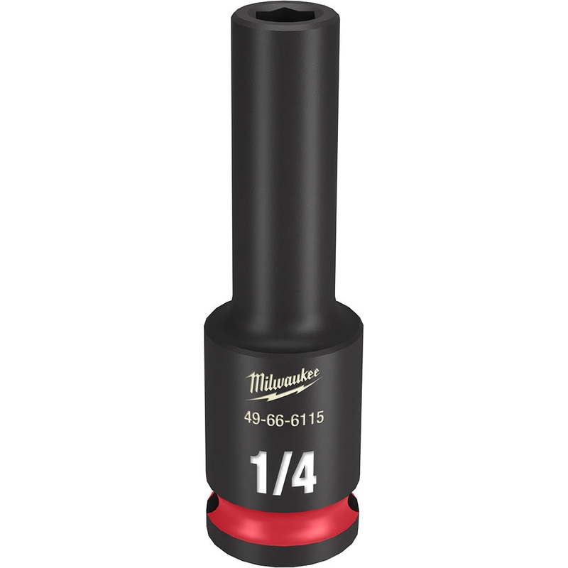 MILWAUKEE SHOCKWAVE Impact Duty 3/8" Drive 1/4" Deep 6 Point Socket
