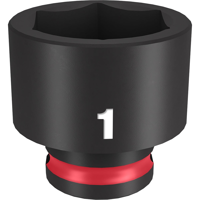 MILWAUKEE SHOCKWAVE Impact Duty 3/8" Drive 1" Standard 6 Point Socket
