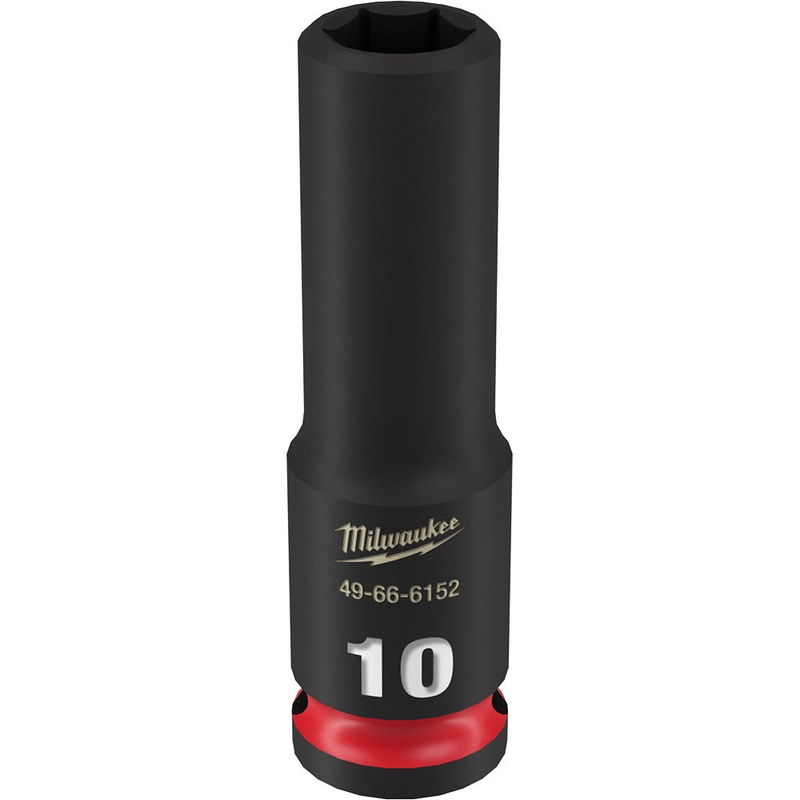 MILWAUKEE SHOCKWAVE Impact Duty 3/8" Drive 10MM Deep 6 Point Socket
