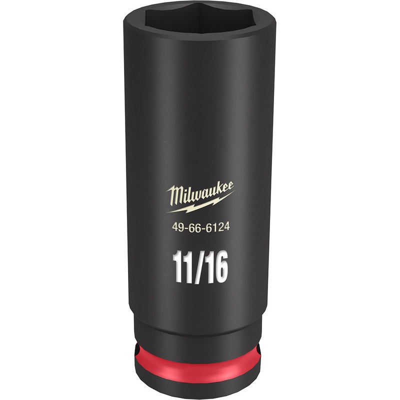 MILWAUKEE SHOCKWAVE Impact Duty 3/8" Drive 11/16" Deep 6 Point Socket