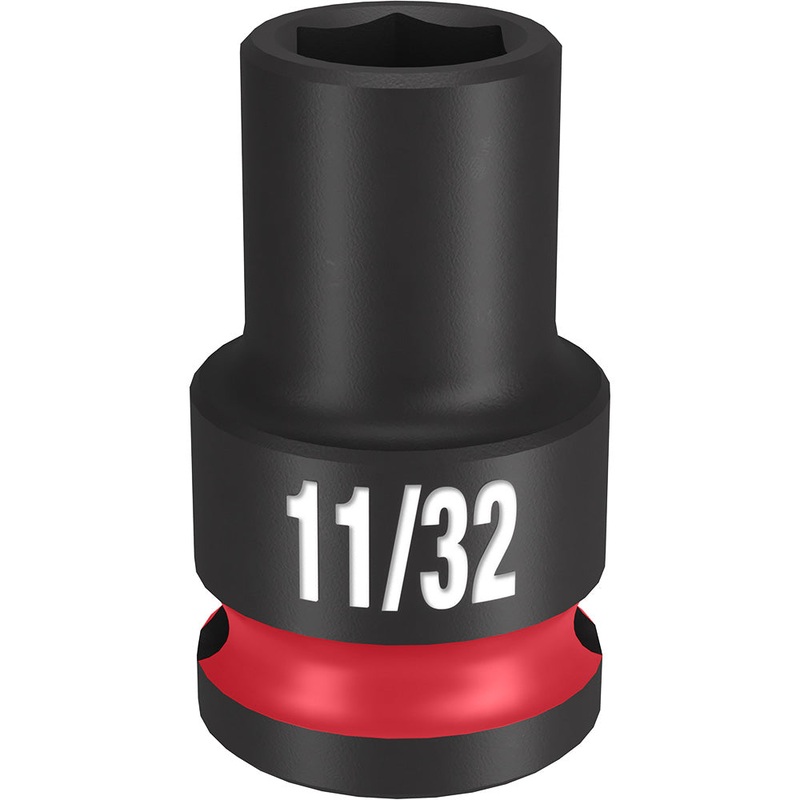 MILWAUKEE SHOCKWAVE Impact Duty 3/8" Drive 11/32" Standard 6 Point Socket