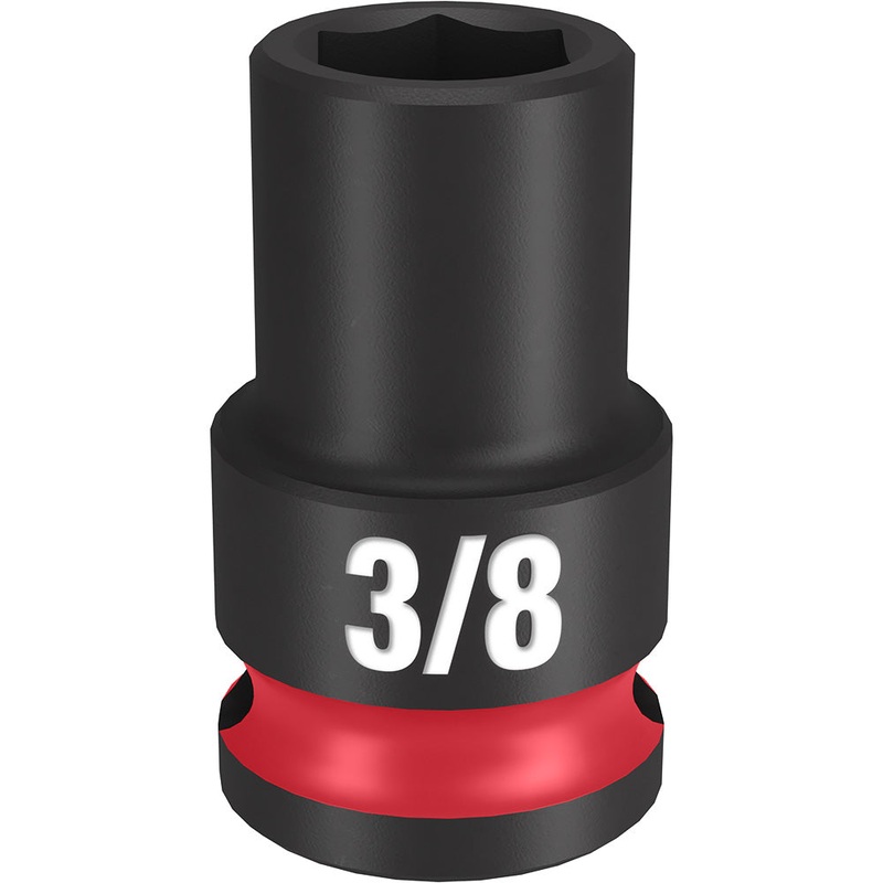 MILWAUKEE SHOCKWAVE Impact Duty 3/8" Drive 3/8" Standard 6 Point Socket