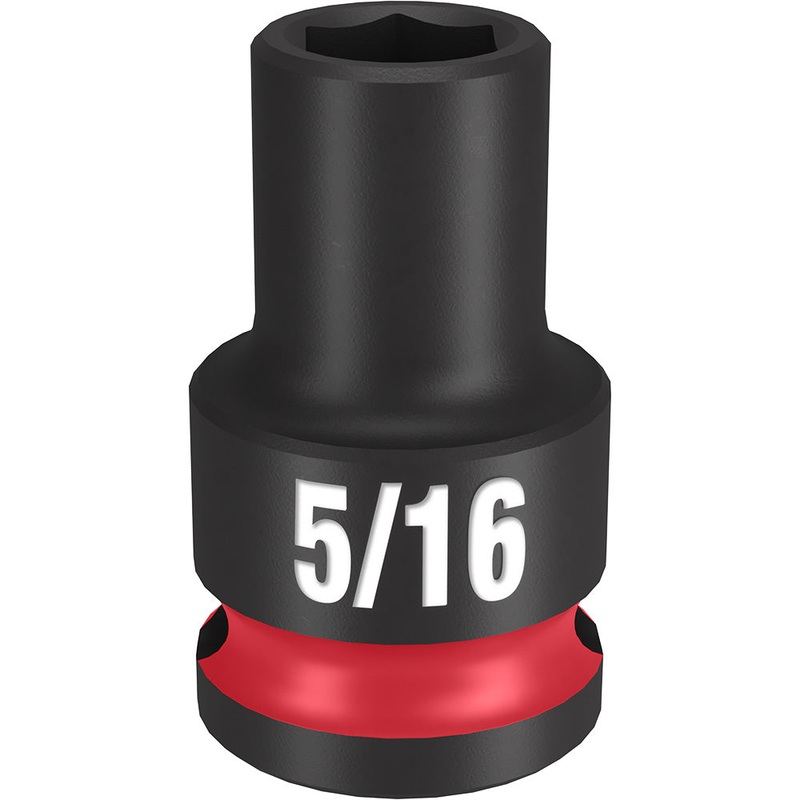 MILWAUKEE SHOCKWAVE Impact Duty 3/8" Drive 5/16" Standard 6 Point Socket