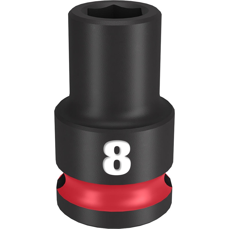 MILWAUKEE SHOCKWAVE Impact Duty 3/8" Drive 8MM Standard 6 Point Socket