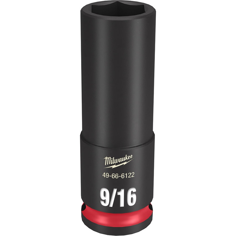MILWAUKEE SHOCKWAVE Impact Duty 3/8" Drive 9/16" Deep 6 Point Socket