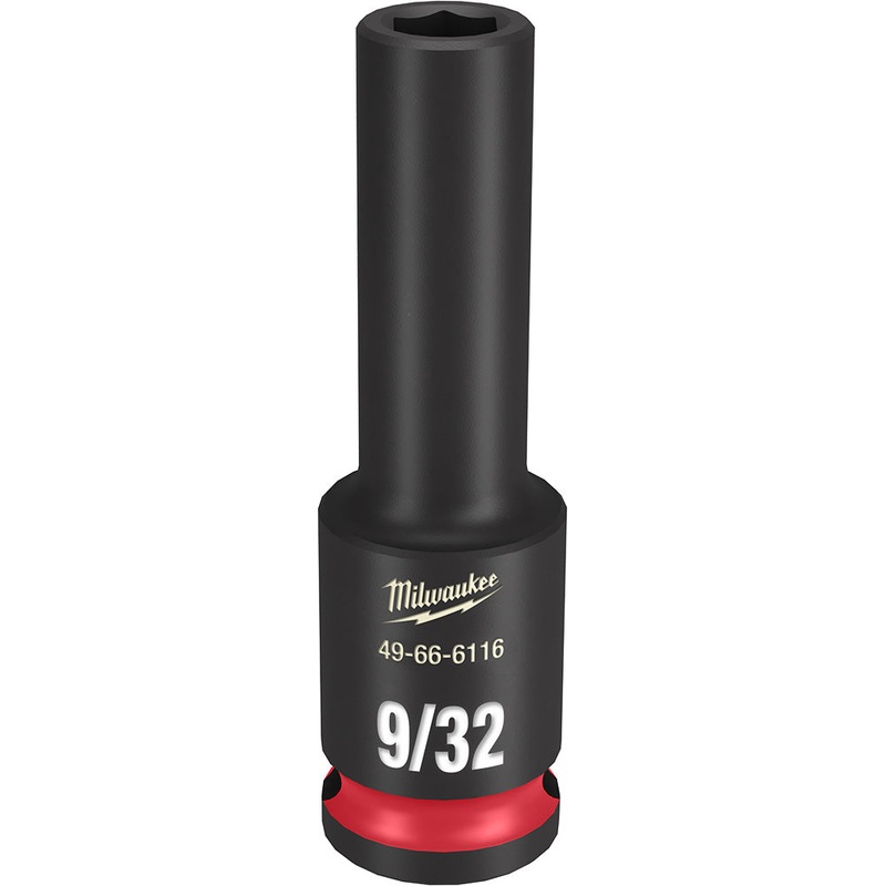 MILWAUKEE SHOCKWAVE Impact Duty 3/8" Drive 9/32" Deep 6 Point Socket