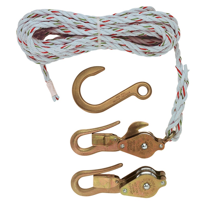 KLEIN TOOLS Block and Tackle, Blocks 267/268, Anchor Hook 258