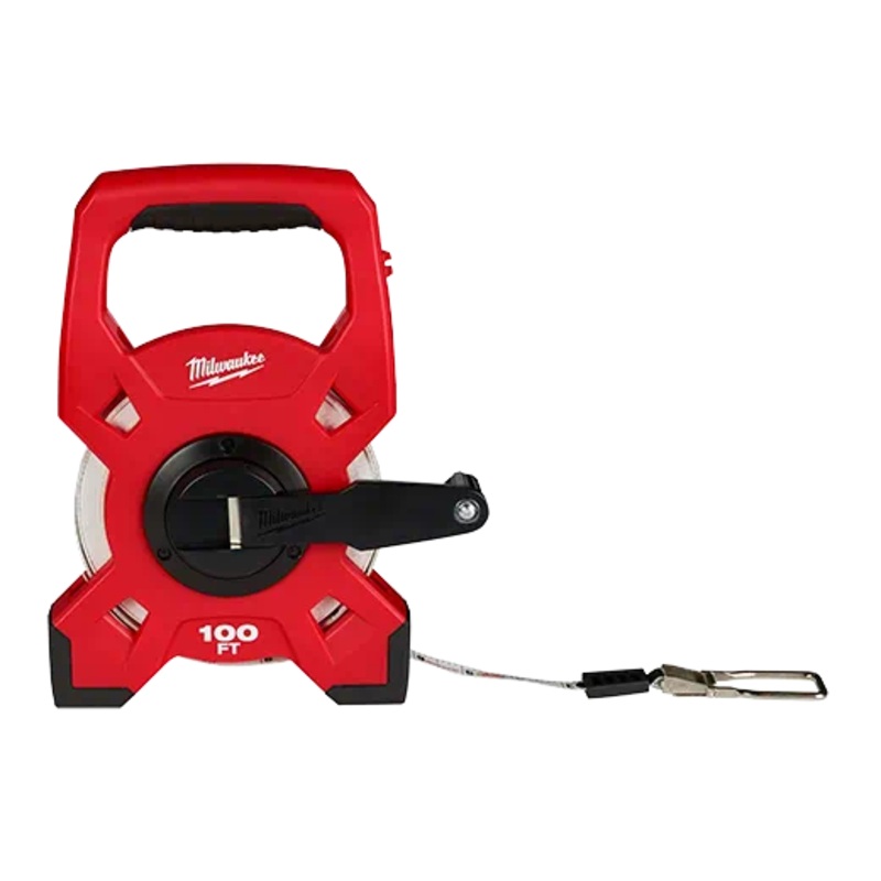 MILWAUKEE 100' Steel Open Reel Long Tape