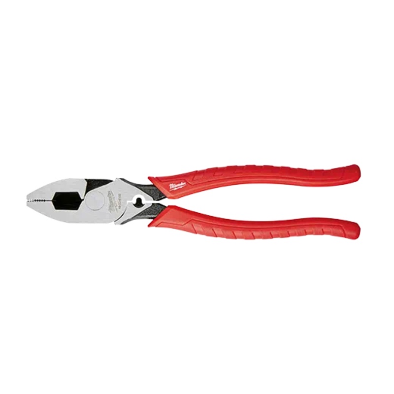 MILWAUKEE 9" Comfort Grip High Leverage Lineman's Pliers w/ Crimper