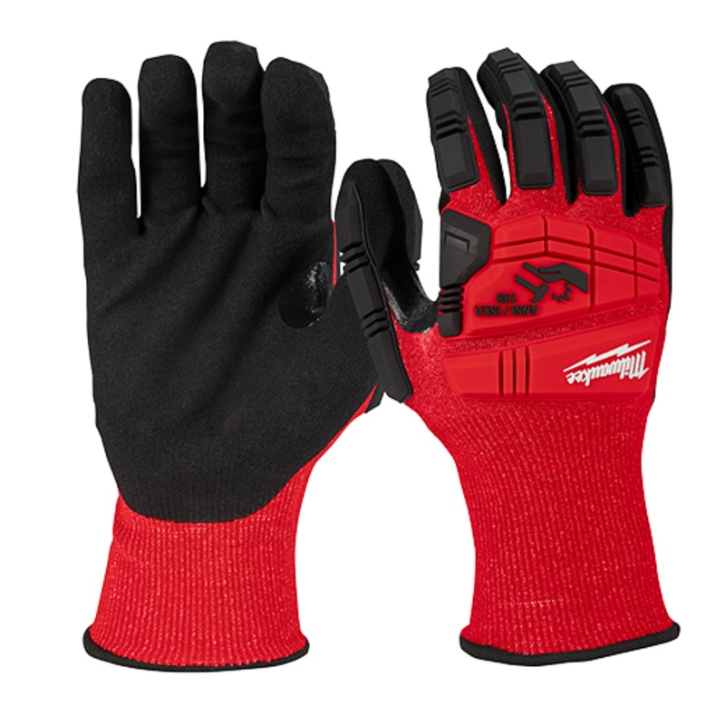 MILWAUKEE Impact Cut Level 3 Nitrile Dipped Gloves